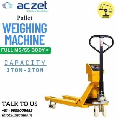 Aczet Pallet Weighing Machine Capacity 2 Ton | High Precision Pallet Scale