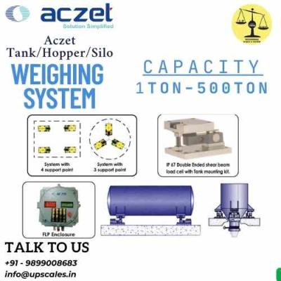 Aczet Tank/Hopper/Silo Weighing System TN Series | Bulk Storage Weighing Capacity 500Ton and Accuracy 100kg