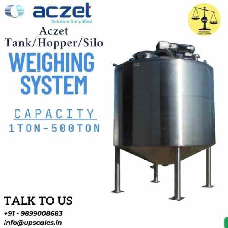 Aczet Tank/Hopper/Silo Weighing System TN Series | Bulk Storage Weighing Capacity 300Ton and Accuracy 60kg