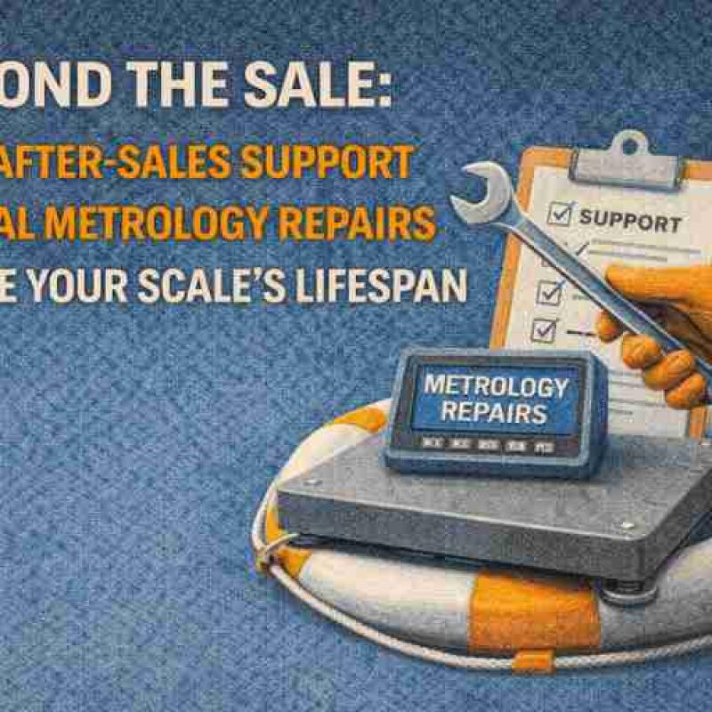 Beyond the Sale: Why After-Sales Support & Legal Metrology Repairs Define Your Scale's Lifespan