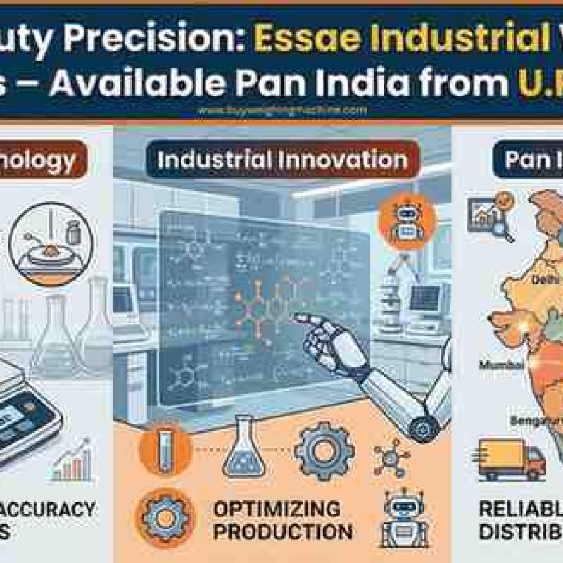 Heavy-Duty Precision: Essae Industrial Weighing Solutions – Available Pan India from U.P. SCALES