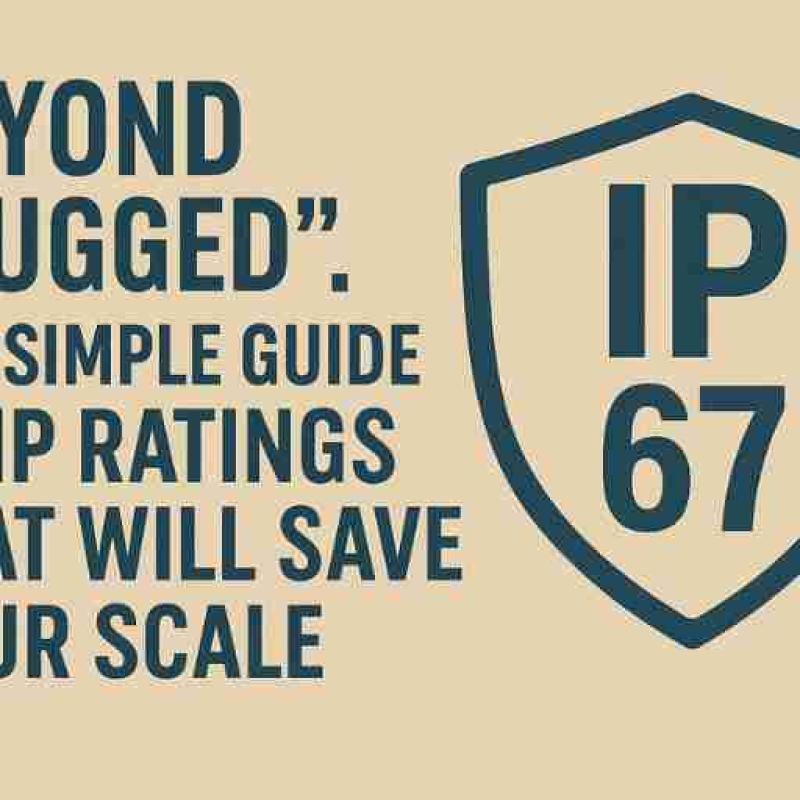 Beyond "Rugged": The Simple Guide to IP Ratings That Will Save Your Scale