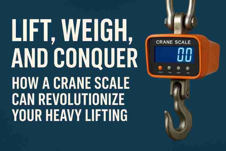 Lift, Weigh, and Conquer: How a Crane Scale Can Revolutionize Your Heavy Lifting