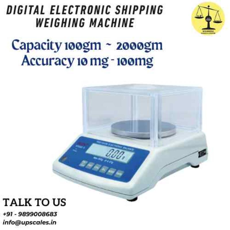 200gm/10mg Digital Electronic Shipping Weighing Machine | High Precision Measurement Capacity 200gm and Accuracy 10mg