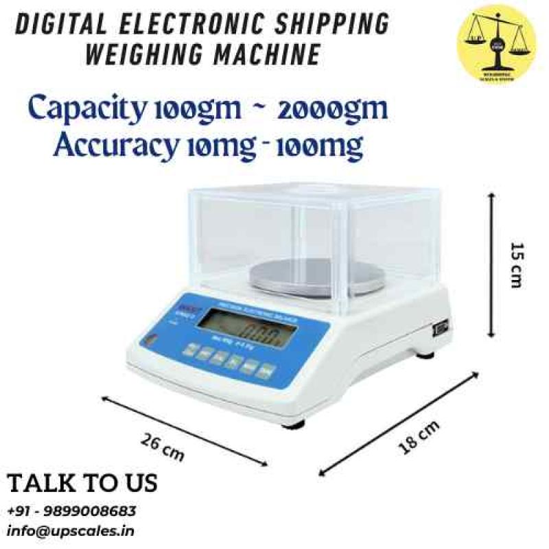 200gm/10mg Digital Electronic Shipping Weighing Machine | High Precision Measurement Capacity 200gm and Accuracy 10mg
