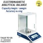 200gm/0.1mg Electromagnetic Analytical Balance | Lab Analytical Scale Capacity 200gm and Accuracy 0.1mg (0.0001gm)