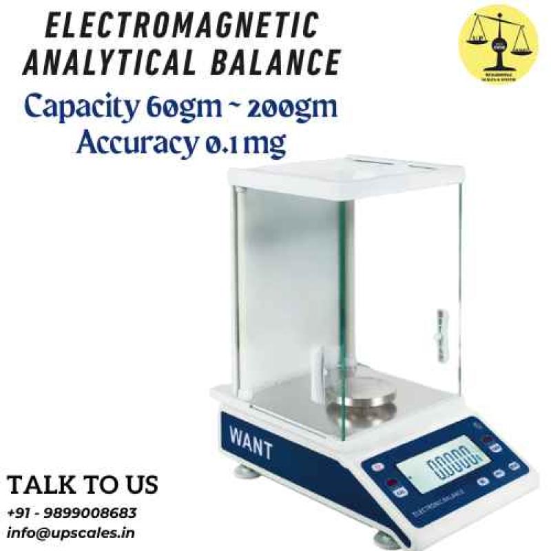200gm/0.1mg Electromagnetic Analytical Balance | Lab Analytical Scale Capacity 200gm and Accuracy 0.1mg (0.0001gm)