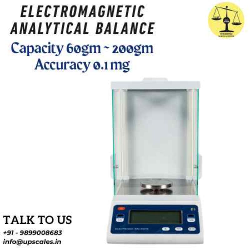 200gm/0.1mg Electromagnetic Analytical Balance | Lab Analytical Scale Capacity 200gm and Accuracy 0.1mg (0.0001gm)