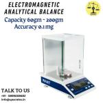 200gm/0.1mg Electromagnetic Analytical Balance | Lab Analytical Scale Capacity 200gm and Accuracy 0.1mg (0.0001gm)