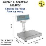 10kg/100mg Digital Electronic Precision Platform Weighing Machine | Capacity 10kg and Accuracy 100mg(0.1gm)