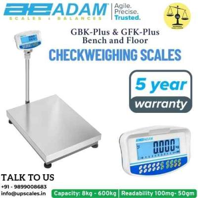 600kg/50gm GBK-Plus & GFK-Plus Checkweighing Scales Bench Floor Weighing Scale | Capacity 600kg and Accuracy 50gm With Platform Size 800x600MM