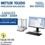 120gm/1mg METTLER TOLEDO MA Series Precision Balances | Laboratory Precision Balances Capacity 120gm and Readability 1mg(0.001gm)