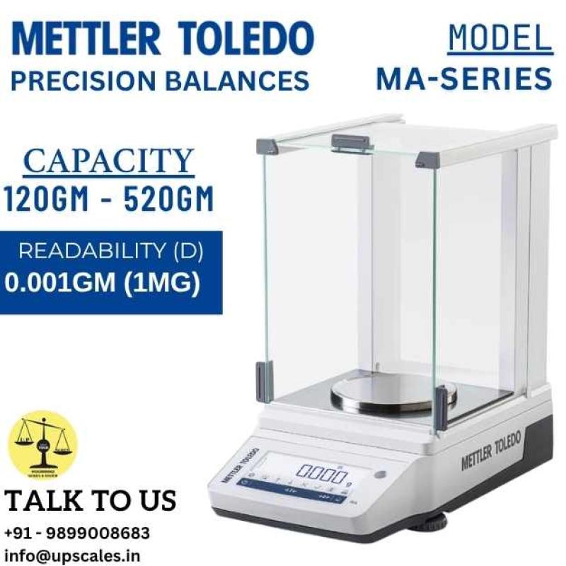 120gm/1mg METTLER TOLEDO MA Series Precision Balances | Laboratory Precision Balances Capacity 120gm and Readability 1mg(0.001gm)