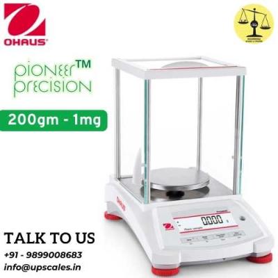220gm/1mg(0.001gm) OHAUS Analytical Weighing Balance - Laboratory Pioneer Precision | Capacity 220gm and accuracy 0.001gm(1mg)