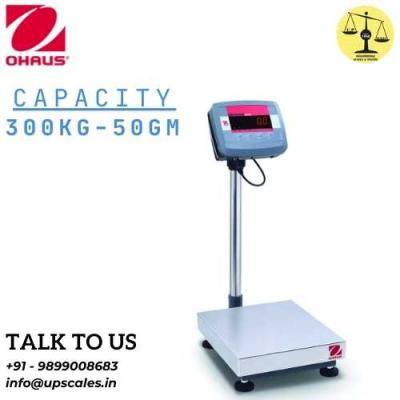 300kg/50gm OHAUS Defender Platform Bench Weighing Scale | Capacity 300kg and accuracy 50gm (0.05kg)