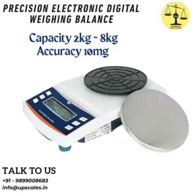 8kg/10mg Precision Electronic Digital Weighing Balance | Industrial Precision Scale Capacity 8kg and Accuracy 10mg (0.01gm)
